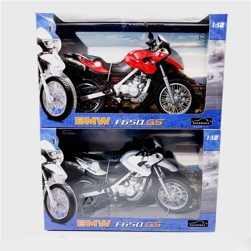 Оригинальная упаковка 1:12 BMW F650GS уличная модель мотоцикла статическая