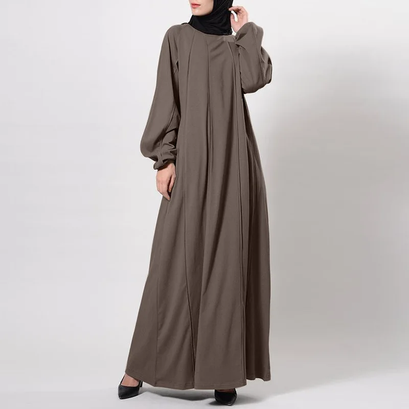 Ramadan Muslim Plain Color Large Prayer Garment Jilbab Women Abaya Middle East Arab Islam Femme Burqa Modest Long Khimar Caftan