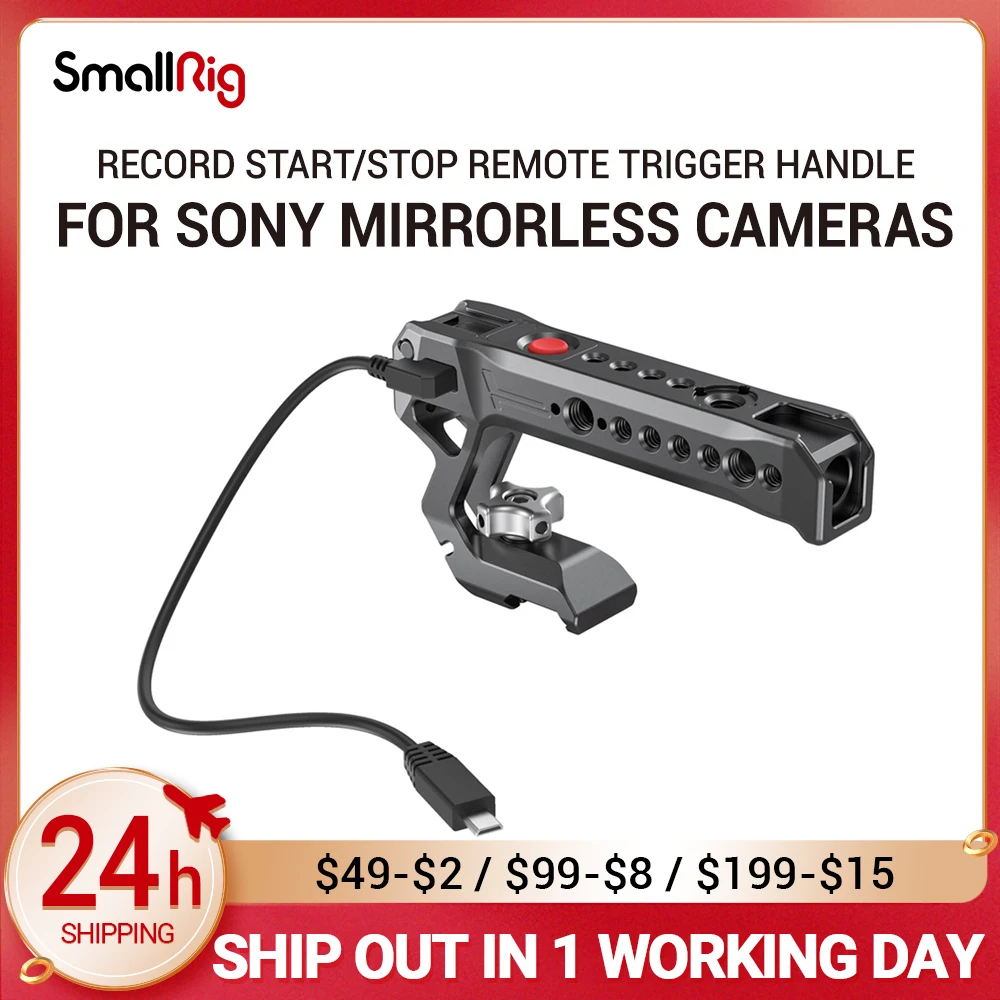 SmallRig Sony A6400 Camera NATO Top Handle with Record Start / Stop