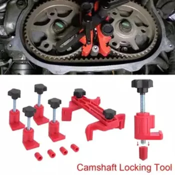 

newCar Dual Cam Clamp Camshaft Sprocket Gear Locking Engine Timing Tool Kit Universal