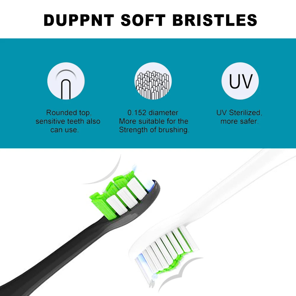 Genkent Sonic Electric Toothbrush IPX7 Waterproof Cordless Rechargeable Toothbrush with 2 Replacement Brush Heads Black White Genkent Sonic Electric Toothbrush IPX7 Waterproof Cordless Rechargeable Toothbrush with 2 Replacement Brush Heads Black White