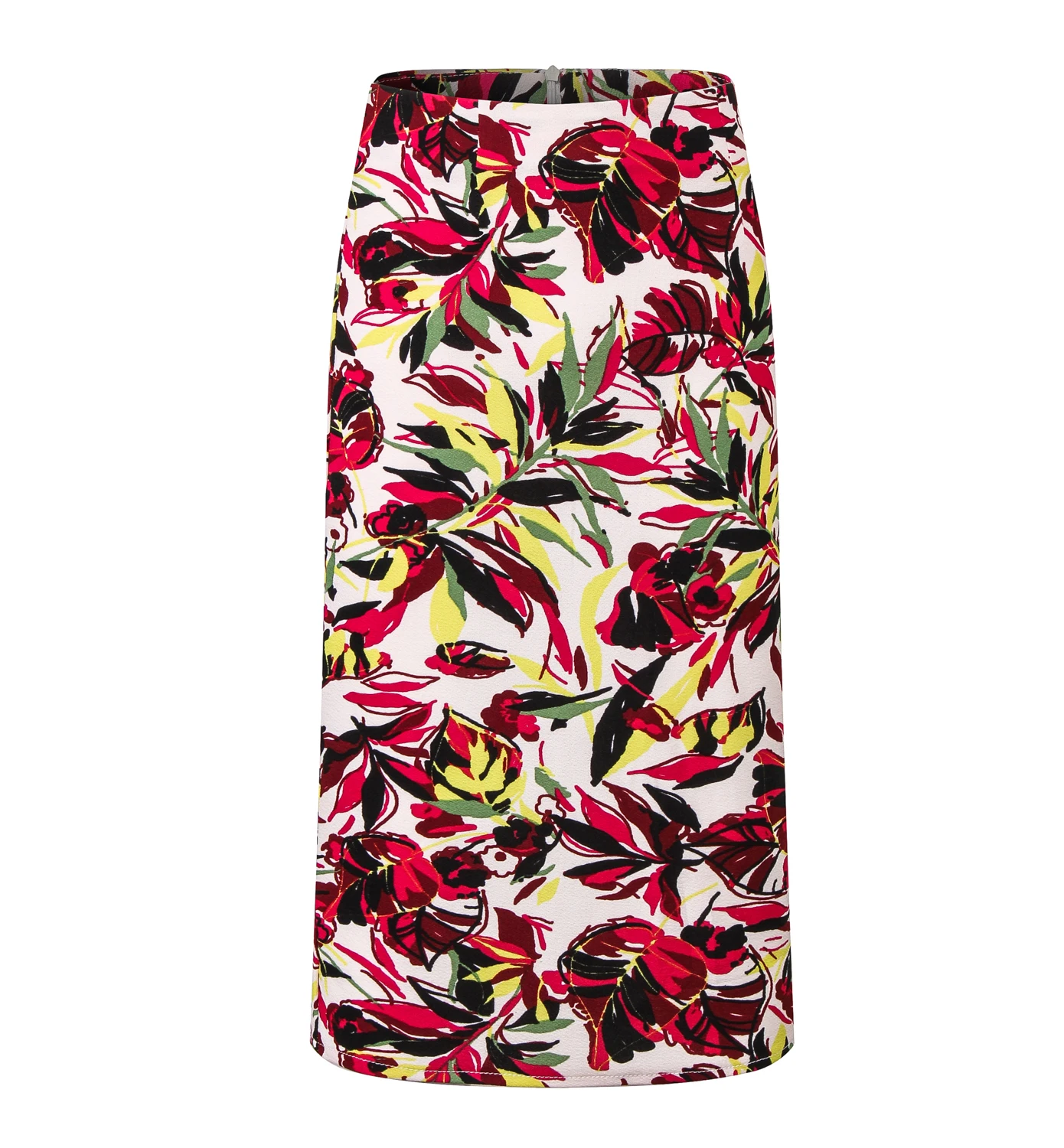 Юбка с высокой талией в европейском и американском стиле, юбка с принтом, юбка на бедрах, Офисная профессиональная юбка