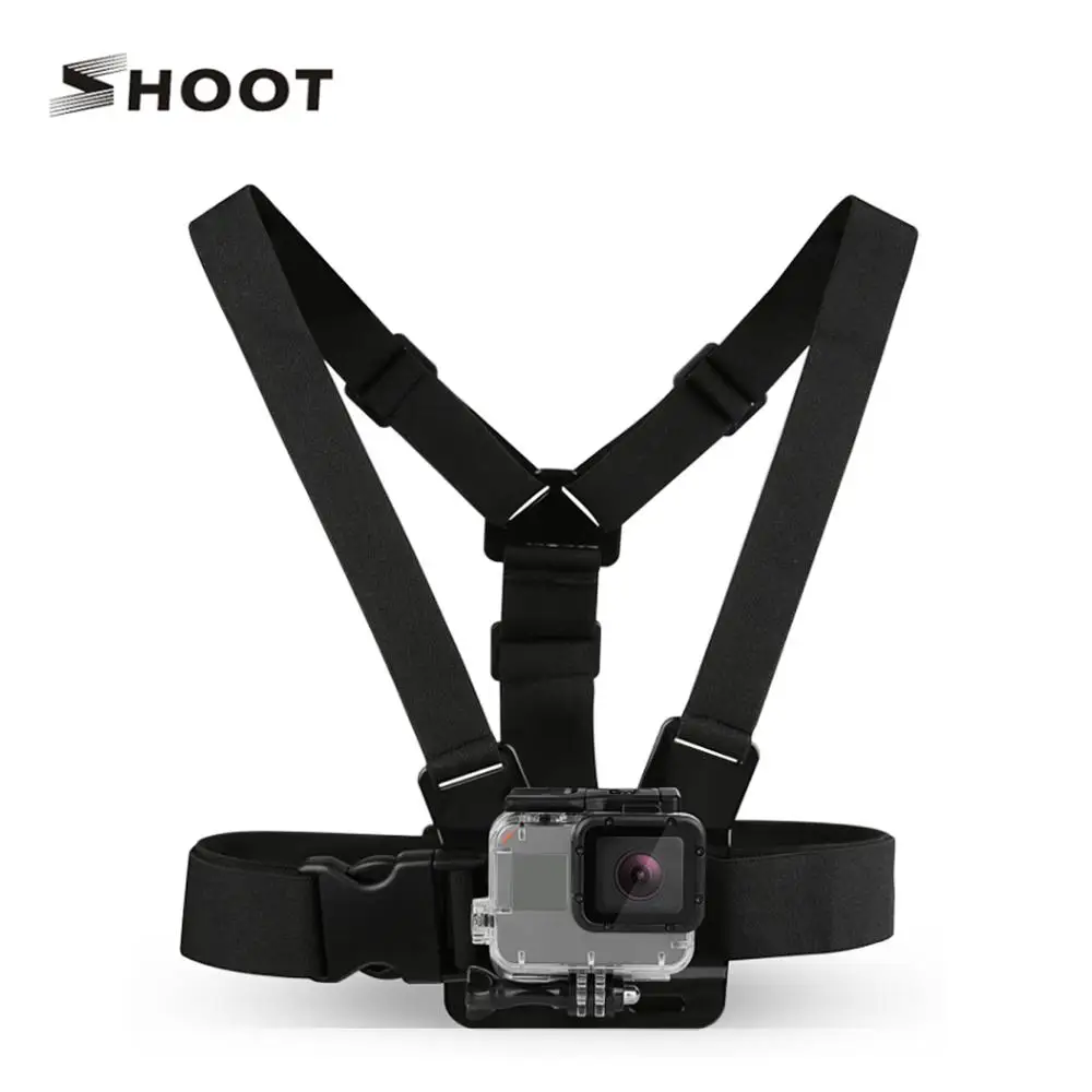 

Chest Strap mount belt for Gopro hero 7 6 5 Xiaomi yi 4K Action camera Chest Mount Harness for GoPro SJCAM SJ4000 sport cam fix