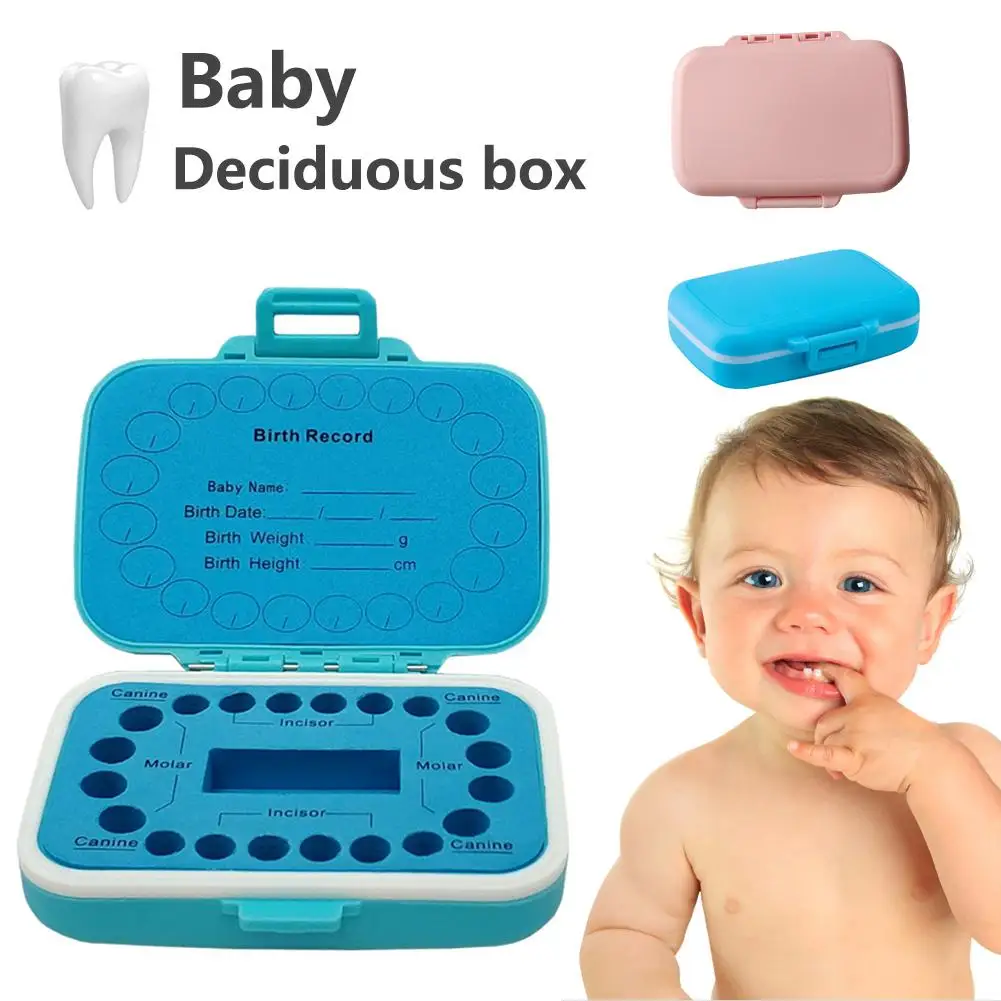 1 шт. коробочка для молочных зубов детская коллекция волос пластиковая коробка для экономии зубов для мальчиков и девочек сувенирная коллекция коробка