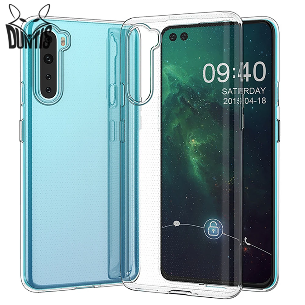 cell phone belt pouch Case For OnePlus Nord TPU Silicone Durable Clear Transparent Soft Case for OnePlus Nord Phone protective Back Cover flip phone case