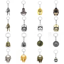 Movie Collections Key Chains Star Wars Keychain Spaceship Yoda Robot Darth Vader Storm Trooper Key Ring Trinket JEWELRY hot fashion darth vader graffiti printed canvas shoes movie star master yoda printed casual walking shoe adults tenis espadrille