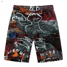 Pantalones cortos con estampado Hawaiano para hombre, Shorts transpirables de secado rápido, informales, 6XL talla grande, estilo veraniego, 2021