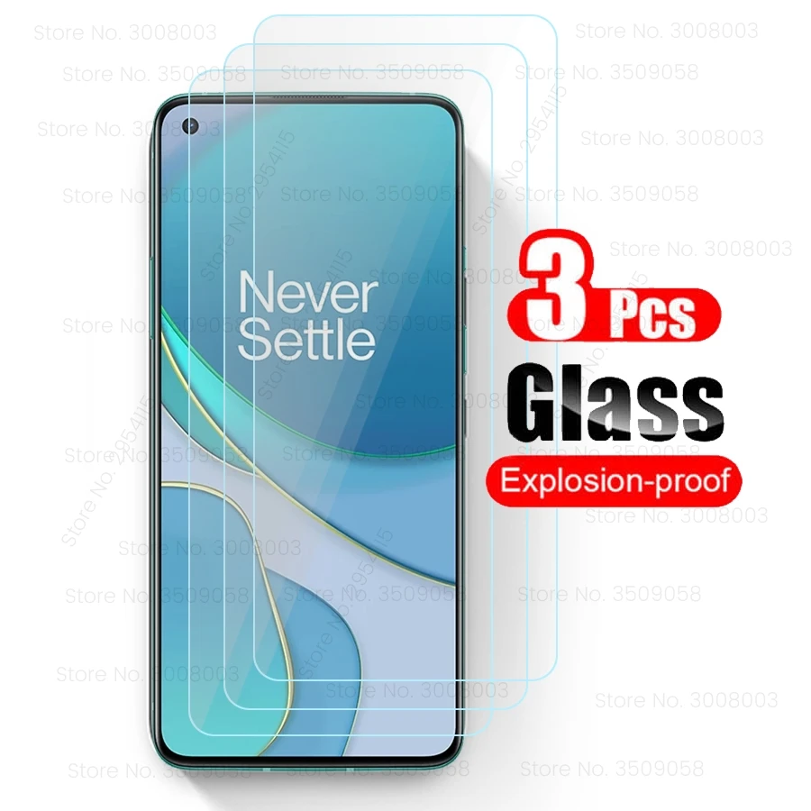 Защитное стекло oneplus 8t для закаленное nord 2 n10 n100 n200 ce 5g 3 шт. | Мобильные телефоны и