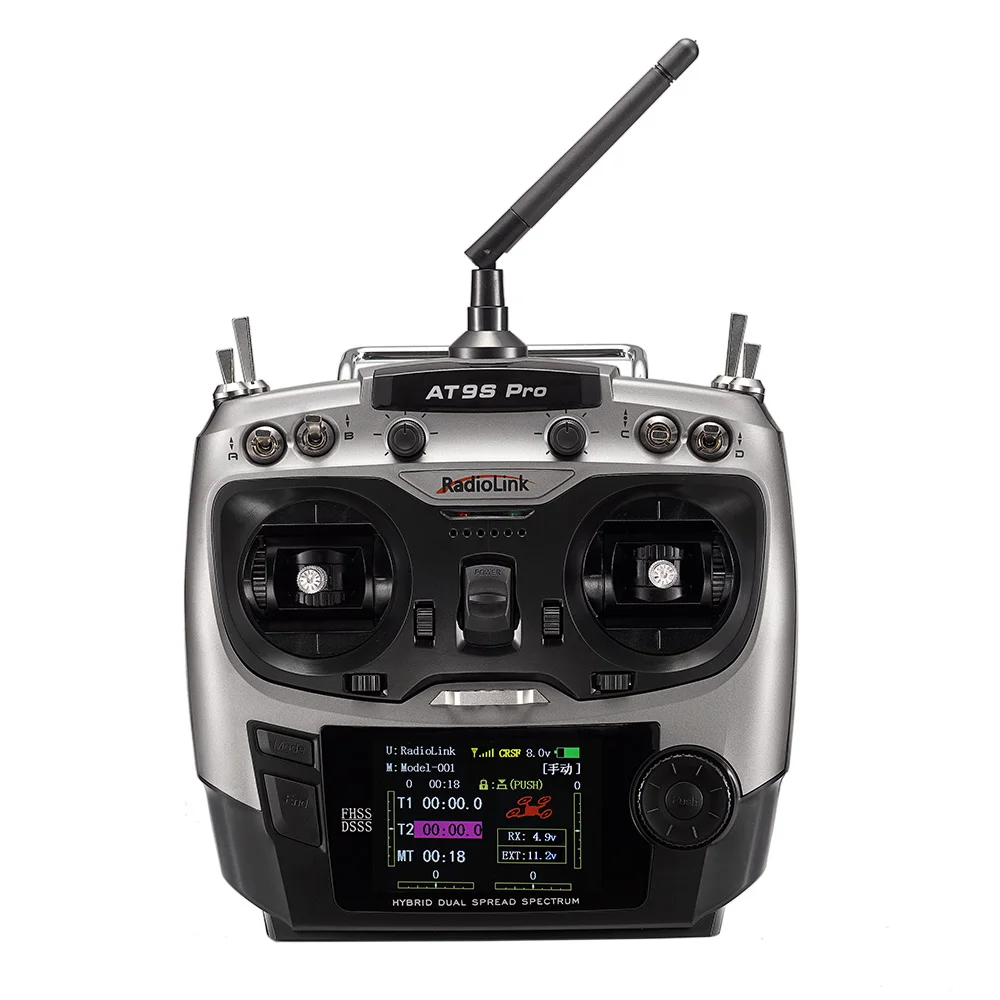 RadioLink AT9S PRO 2.4G 12CH TX/RX pour drone RC