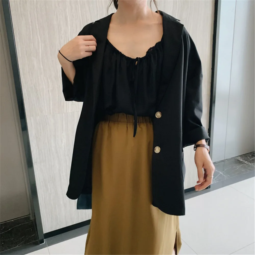 Autumn Office women Black Jacket Slim Suit clothes 2019 Woman Working Suit vadim blazer women's tops Ladies Business Suit (10)