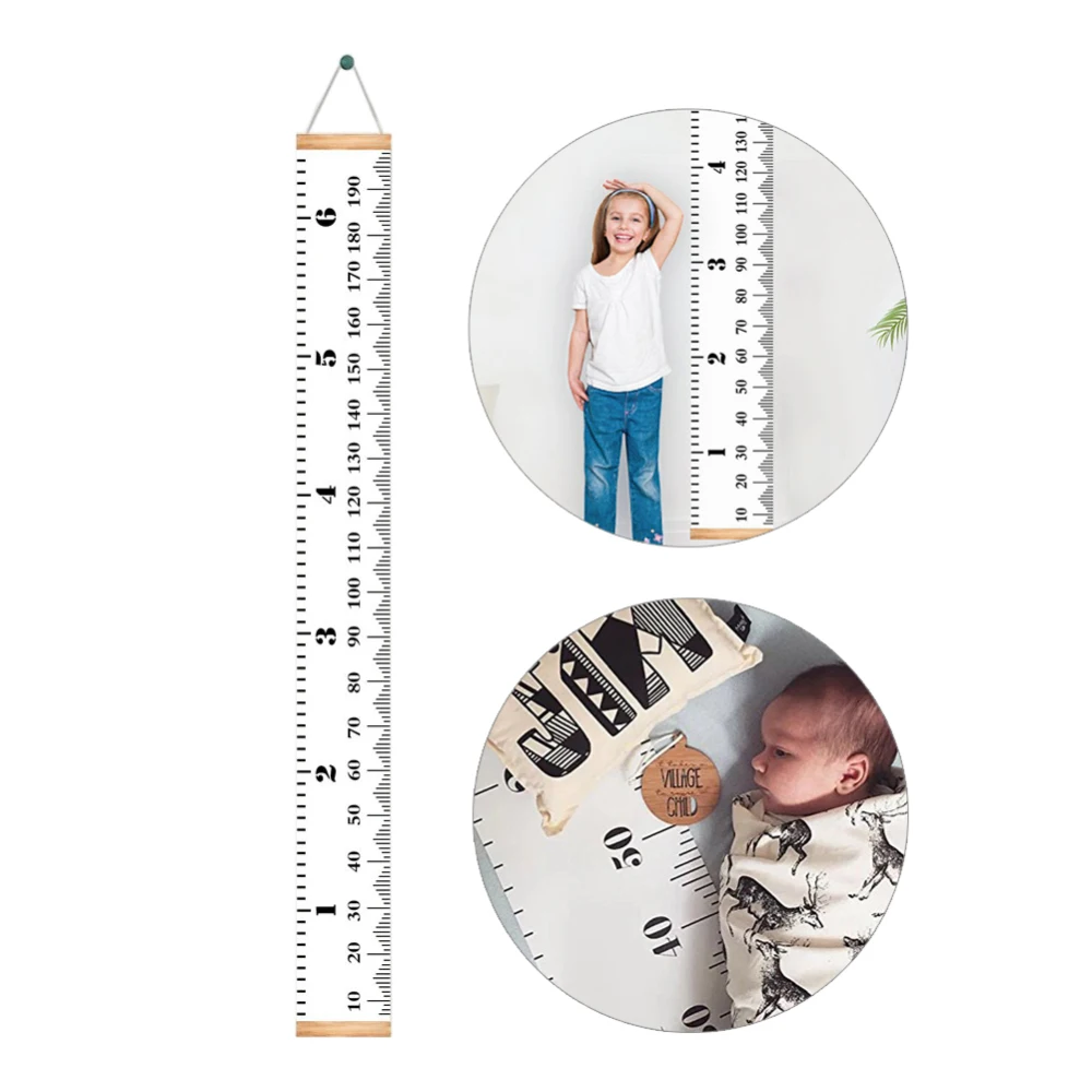 Съемная детская диаграмма роста высоты, подвесная измерительная линейка, детская комната, Настенный декор, Детская линейка роста