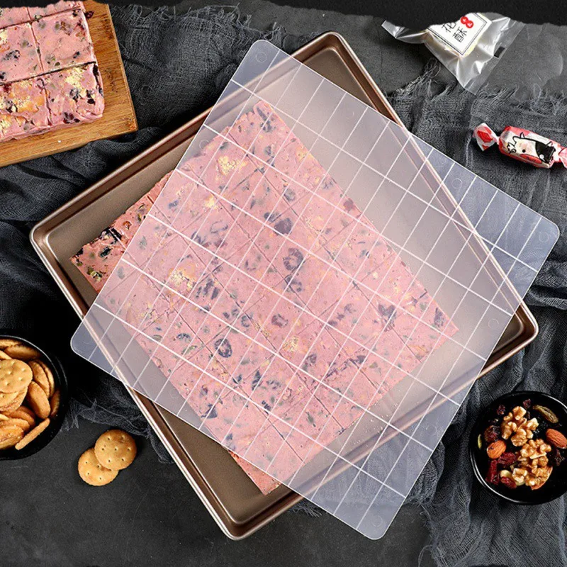 

60 Grids Home Nougat Dish Tool Set Handmade Snowflake Crisp Making Cutting Mold Plate Non-Stick Baking Diy Kitchen Bakeware
