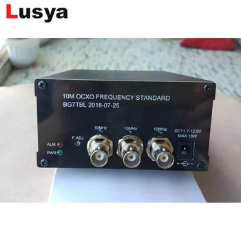

10MHz-OCXO-STD FREQUENCY STANDARD 10M output wave power 2 channel sine wave 1 channel square wave