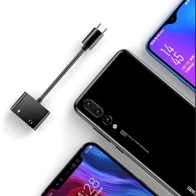 Type-C адаптер Aux адаптер для наушников Usb c до 3,5 мм адаптер для наушников