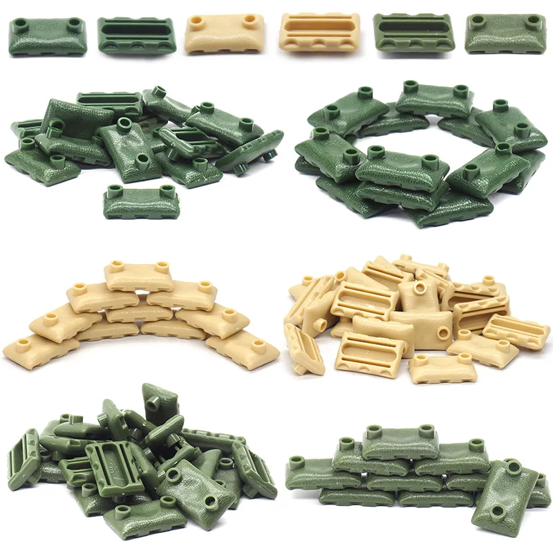 Военный конструктор с песком оборудование для защиты Moc WW2 фигурки солдат боя