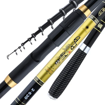 

3# Carbon Rock Fishing Rod Ultra-light Super-hard Carbon Poles Sea Pole Hand Pesca Sea Dual-purpose Fishing Peche 3.6m 7.2m 6.3m