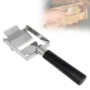 

Beekeeping Tools beehive Honey cutter Uncapping Scraper Plastic handle Honeycomb Scraper Equipment Uncapping knife Fork Shovel