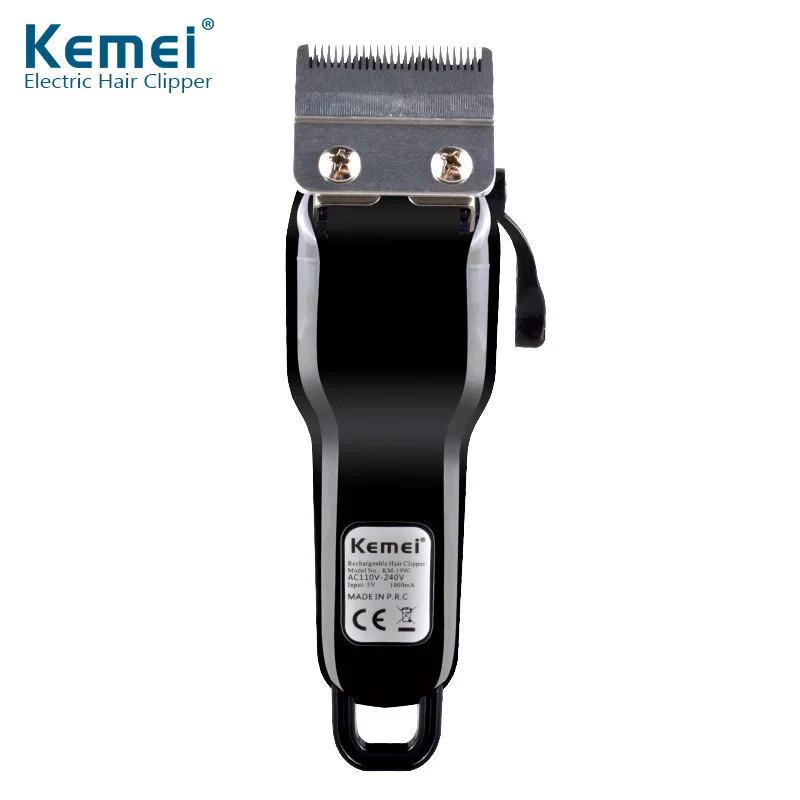 Kemei Hair Trimmer Cordless Electric Trimmer Rechargeable Hair Cutter Machine Professional LCD Display Hair Clipper KM-1990 38D