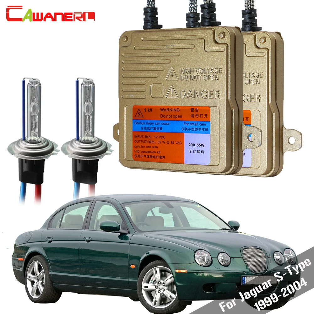 Cawanerl 55W H7 Auto Light HID Xenon Kit AC No Error Ballast Bulb Car Lamp Headlight Low Beam For Jaguar S-Type 1999-2004 | Автомобили и
