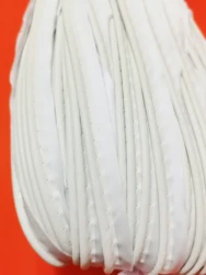 Bande réfléchissante blanche, passepoil réfléchissant, tissu TC plus dur et plus épais, couture sur les sacs, bord de poussette pour bébé, 100 mètres 