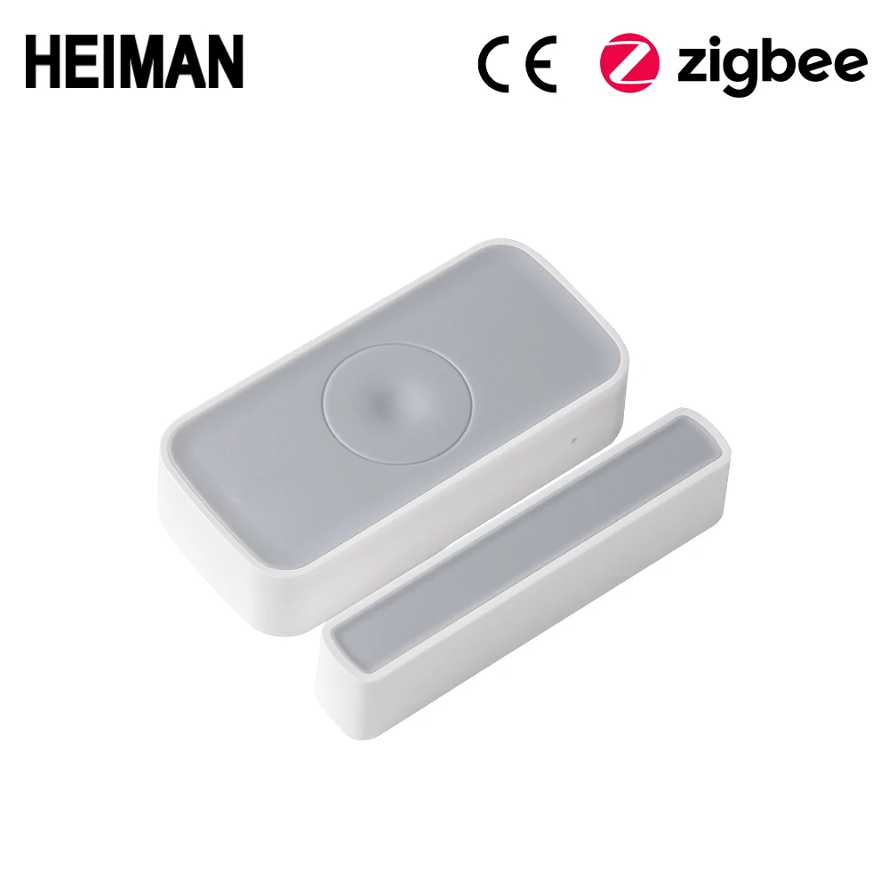1 pcs HEIMAN Zigbee магнитный переключатель детектор открытия двери и окна датчик сигнализации для умного дома охранной сигнализации дома - Цвет: 1 pcs