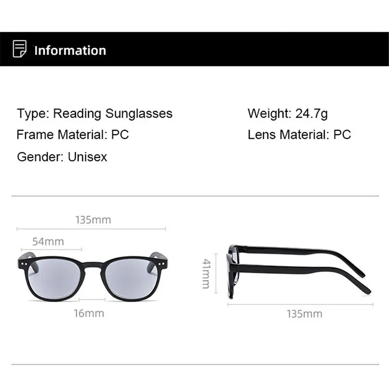 Ahora Anti UV400 Reading Sunglasses Women Men 2020 High Quality Radiation Protecton Presbyopia Sun Glasses +1.0 1.5 2.0 2.5 3.0 6