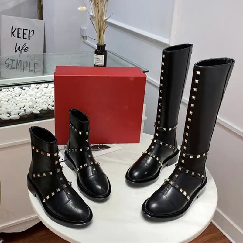 womens black knee high dress boots