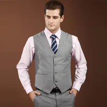 Men Suit Waistcoat Business Casual Workplace/Bank Work/Marriage Formal Dress/Gentleman Banquet Waistcoat