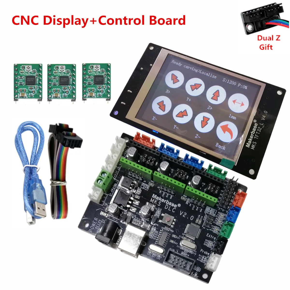 GRBL OFFLINE płyta główna kontrolera CNC + TFT32 CNC ekran dotykowy LCD DIY moduł do grawerowania laserowego CNC maszyna do rysowania GRBL OFFLINE płyta główna kontrolera CNC + TFT32 CNC ekran dotykowy LCD DIY moduł do grawerowania laserowego CNC maszyna do rysowania