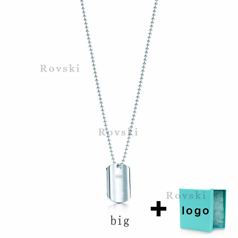 

XL TFX TTFF Rllen Popular Brand Pure Silver Shield Necklace Is Suitable for Women's Party Jewelry Wholesale Free Delivery.