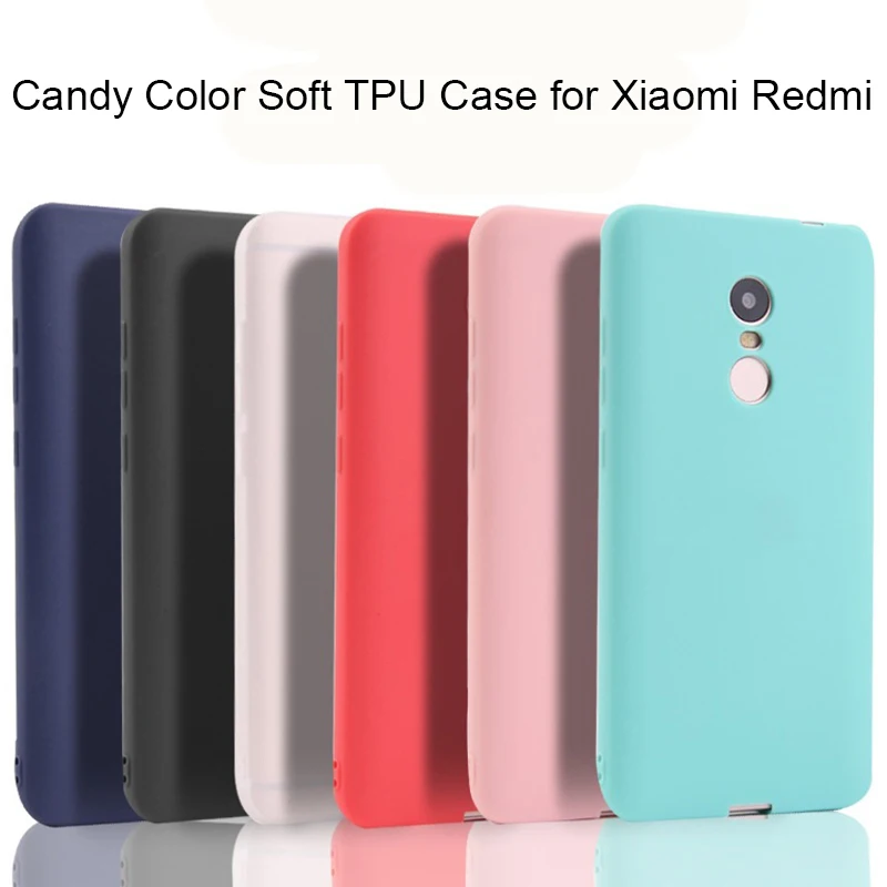 Candy Color Case for Pocophone F1 Xiaomi Redmi S2 6A 4A 5 Plus Note 2 3 4 4X 6 Pro on 5A Prime |