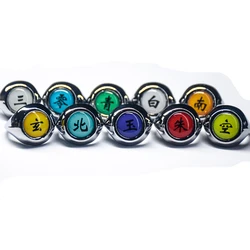 Anime Uchiha Sasuke Generation Cosplay Costume Prop Kakashi NINJA Konoha Ring Halloween Party Jewelry Props Accessories
