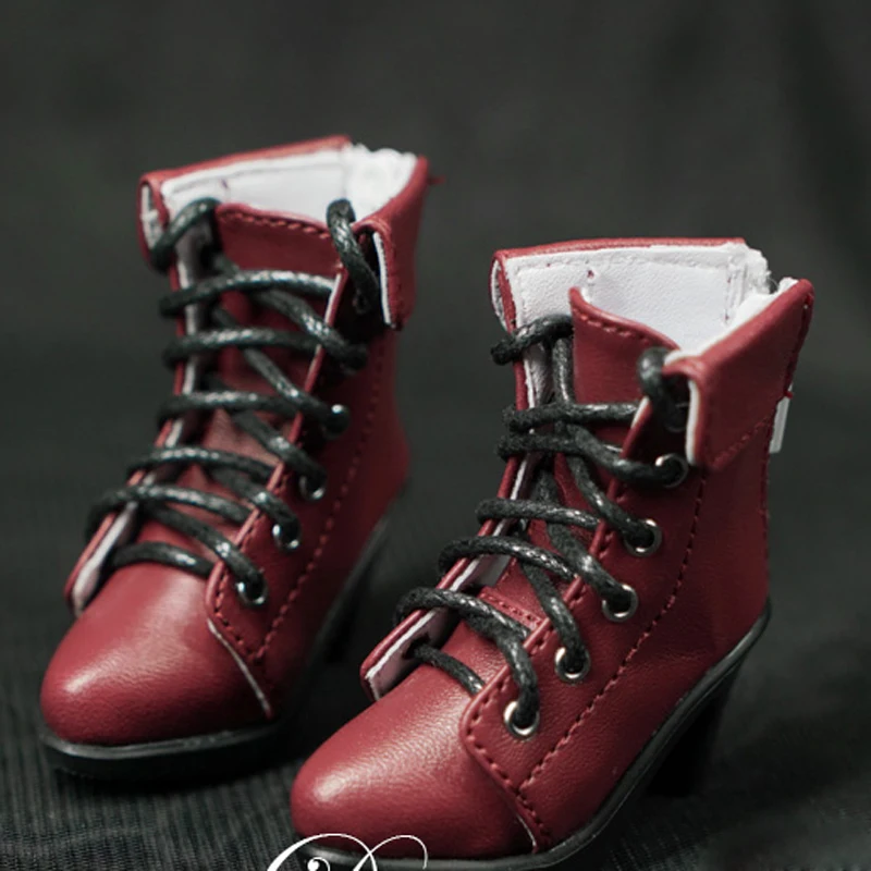 

New Style 1/3 1/4 Heels Boots Leather Shoes For Doll SD BJD Doll Accessories