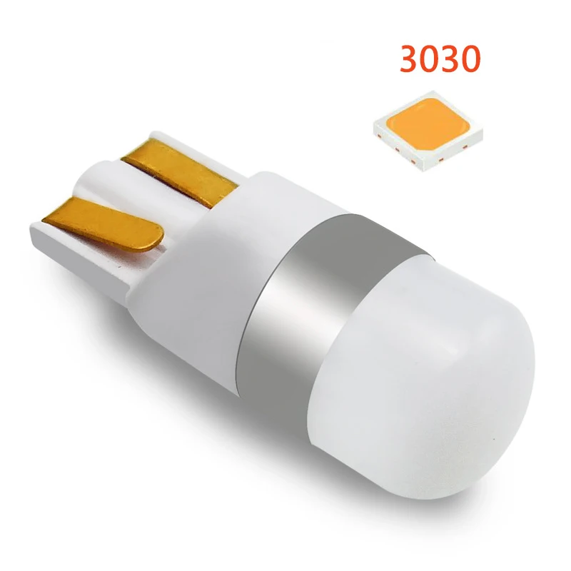 1 шт. 3030 SMD 350LM T10 W5W светодиодный Габаритные фонари для автомобиля лампа для чтения авто автомобиль купол двери аксессуары для ламп чистый белый 6000K