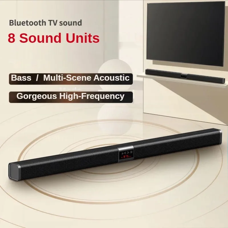 

Soundbar TV Wireless Bluetooth Speaker subwoofer Stereo SoundBox Echo Wall Home Theater system 3D surround for FM Radio TF Card
