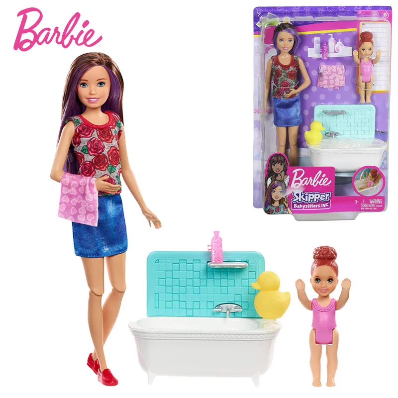 barbie skipper bath