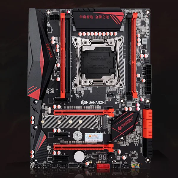 Материнская плата HUANANZHI X99 материнская с M.2 слотом NVMe для процессора Xeon E5 2676 V3 RAM