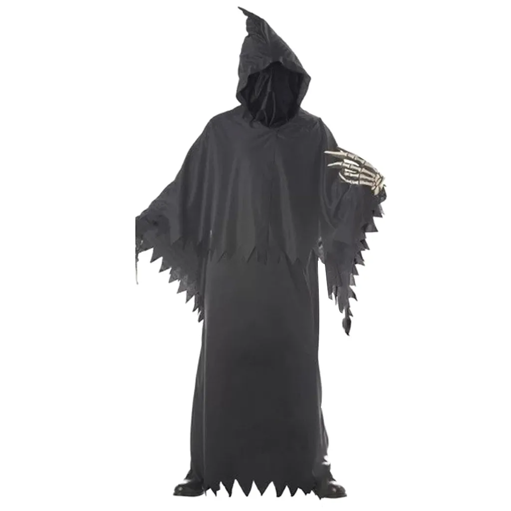 Grim Reaper/страшная маска на Хэллоуин для мальчиков, карнавальный костюм, один размер, реквизит, модные товары для Хэллоуина, маскарад, страшный