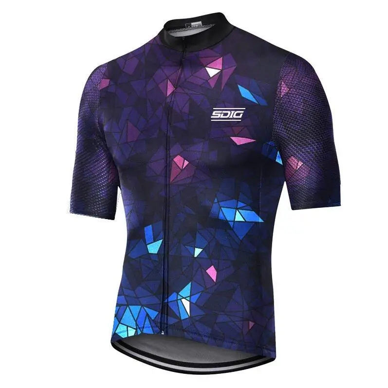Updated Version colorburn PRO TEAM AERO Short Sleeve Cycling Jerseys Summer Ropa Ciclismo Road Speed Bike Shirt - Цвет: picture color