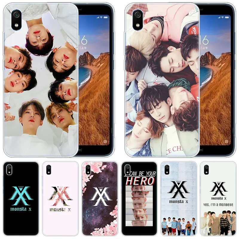 Роскошный мягкий силиконовый чехол Monsta X KPOP Boy для Xiaomi Redmi K20 Pro 7 7A 6 6A 4X 5 Plus S2 GO Note 8 4