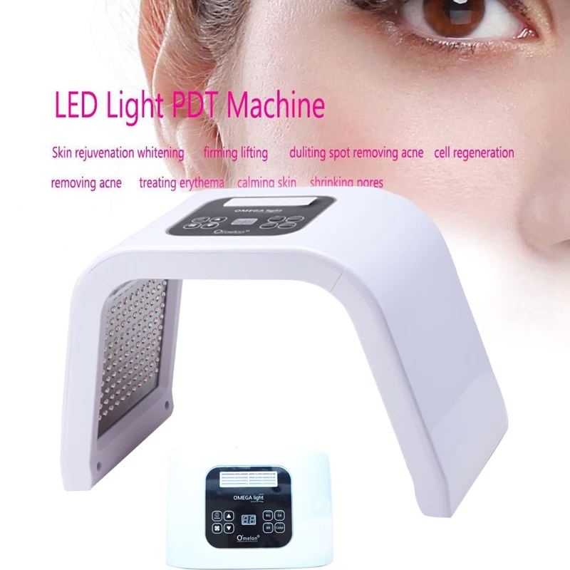  PDT Light Mask 4 in 1 Portable Skin Rejuvenation Face Tightening Machine  LED Photonic Beauty Devic