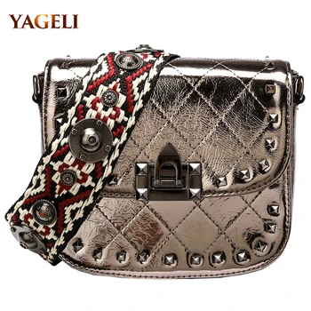 

2020 Genuine Leather Women Shoulder Bags Luxury Handbag Women Designer Handbag fashion Rivet Crossbody Bags for Women Brand Bags