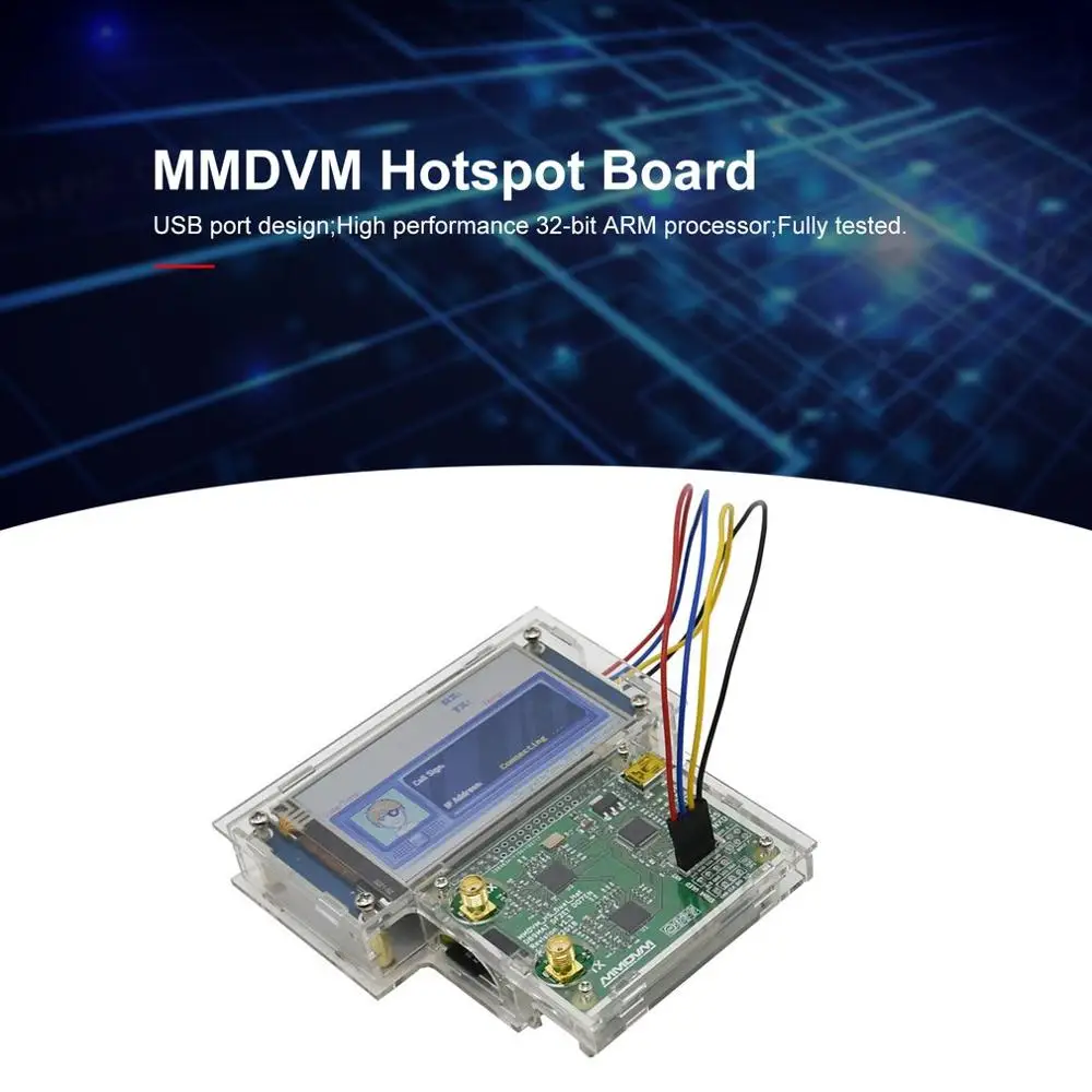 USB дуплексная MMDVM точка доступа поддержка P25 DMR ycf NXDN Pi zero+ 2 шт антенна+ 3," ЖК-экран+ чехол+ 8G карта TFT
