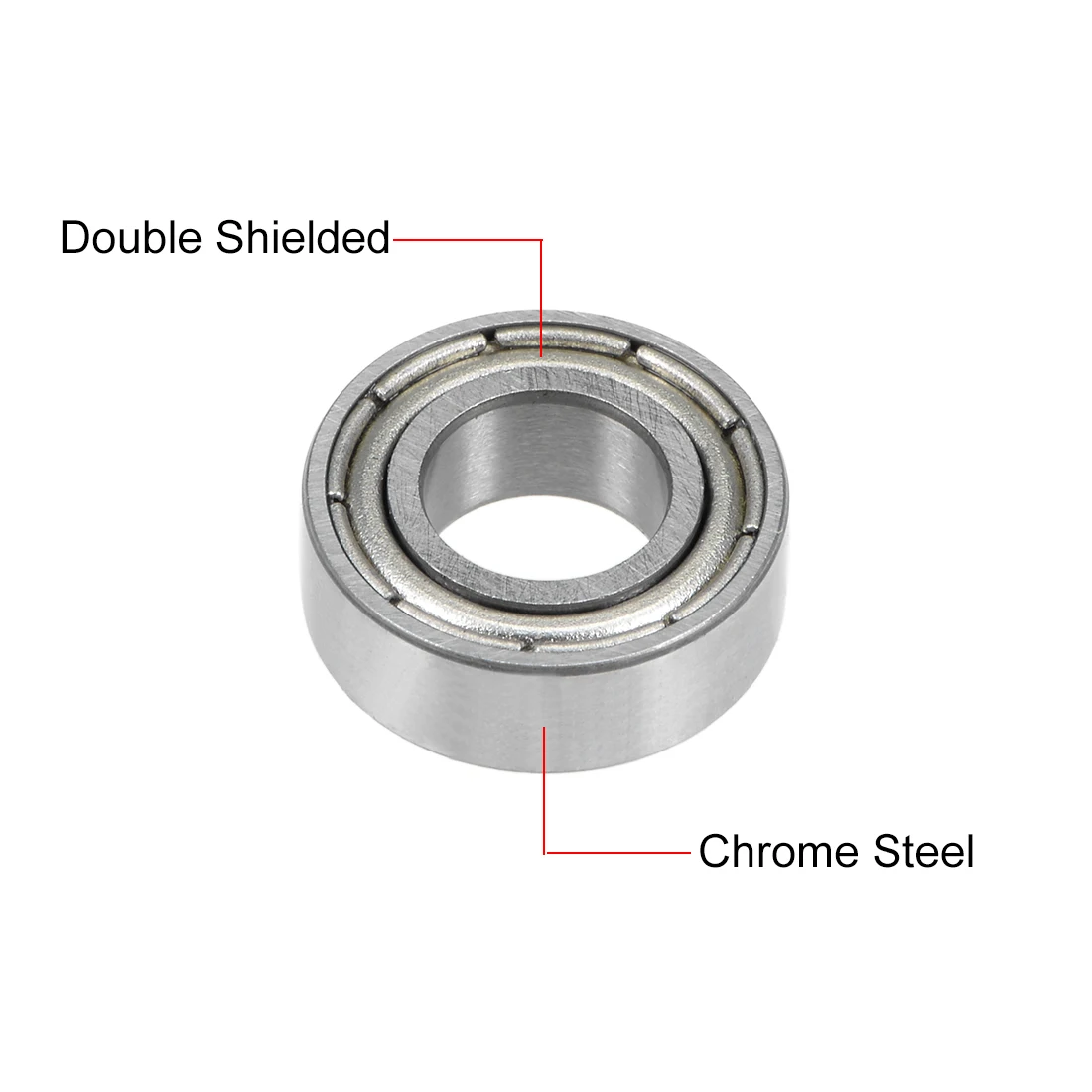 uxcell 1-20pcs 6mm I.D. Miniature Ball Bearings 6x19x6mm 8x16x5mm 6x19x6mm 6x22x7mm 606z 626z 636z 696z