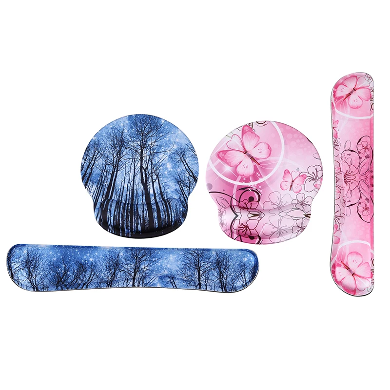 

Mouse Pad Wrist Pad Set , with Wrist Support and Keyboard Wrist Pad