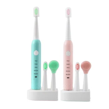 

Electric Toothbrush USB Rechargeable Tooth Brush Adult Electronic Washable Whitening Teeth Brush Washable Whitening Teeth Brush