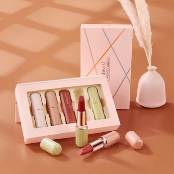 

Matte Mousse Lipstick Set Long Lasting Moisturizing Non-stick Cup Beauty Makeup Lipstick Waterproof Lipstick