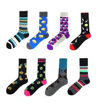 

Harajuku happy socks Women funny Cartoon fruit avocado banana burger fries beer biscuit fried chicken food socks skateboard sock