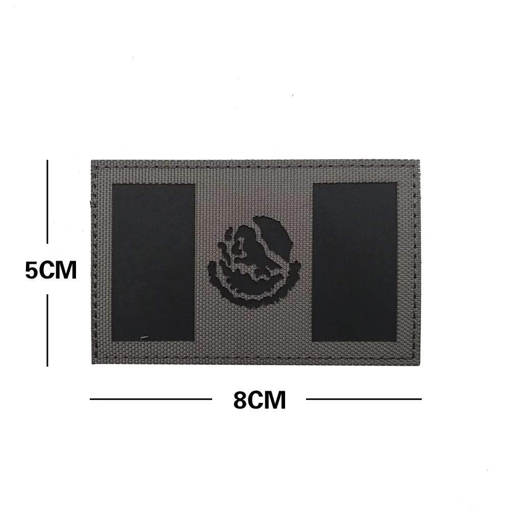 Мексиканский Флаг страны IR патчи инфракрасные Светоотражающие нравственные тактические мексиканские патчи Боевая специальная сила для пальто сумка на заказ