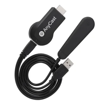

AnyCast M100 2.4GWiFi 4K Display TV Dongle Display Receiver Airplay DLNA Mirroring for Android iOS Smart Phone Tablet